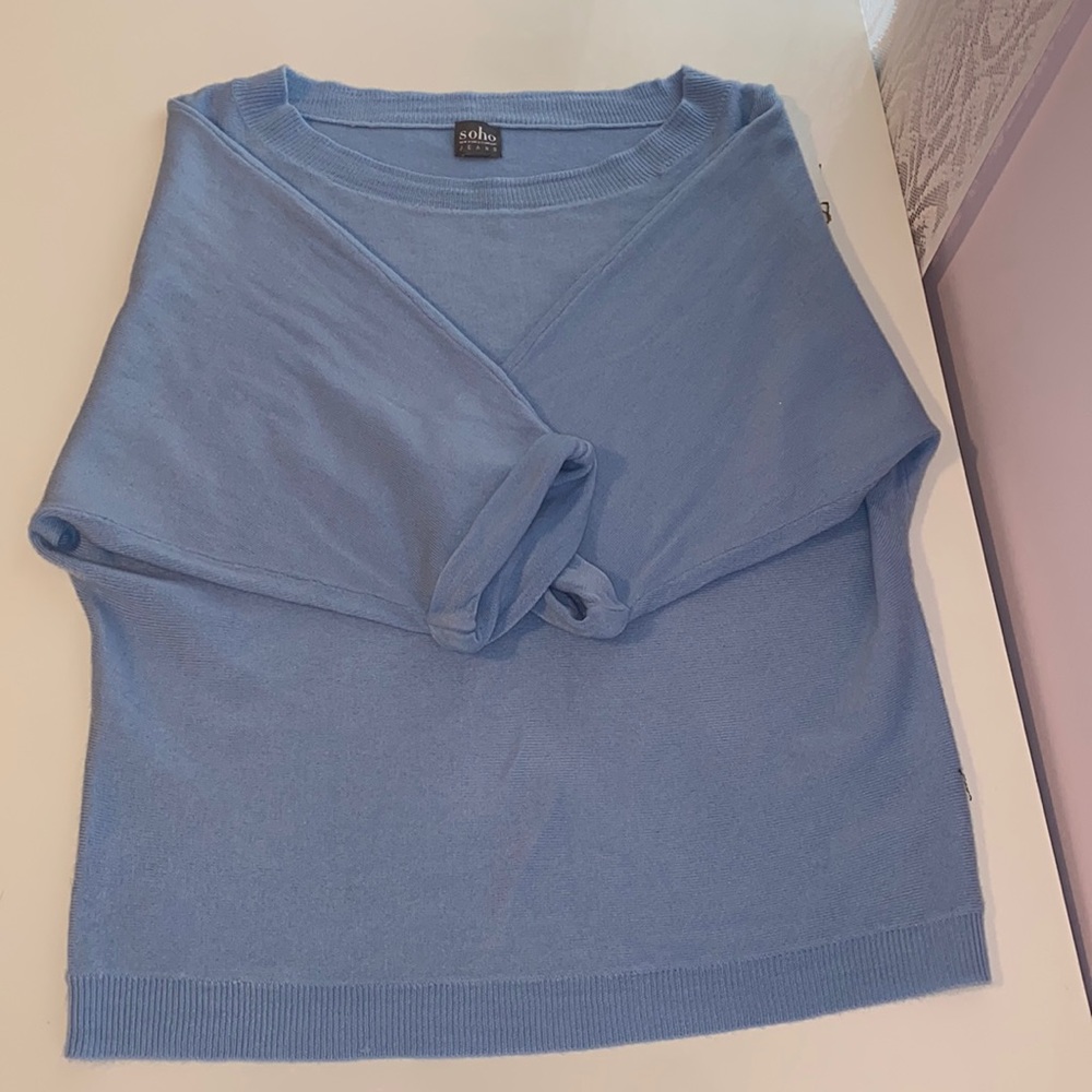 Powder Blue Sweater Acrylic Super Soft